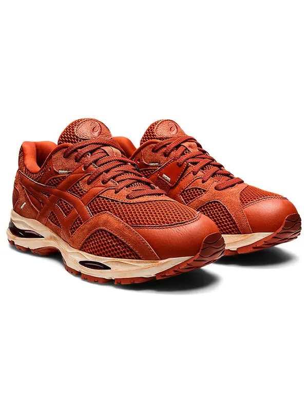 Кроссовки джинсовые слезы x гель mc plus Asics — изображение 3 из 4, коричневый/белый