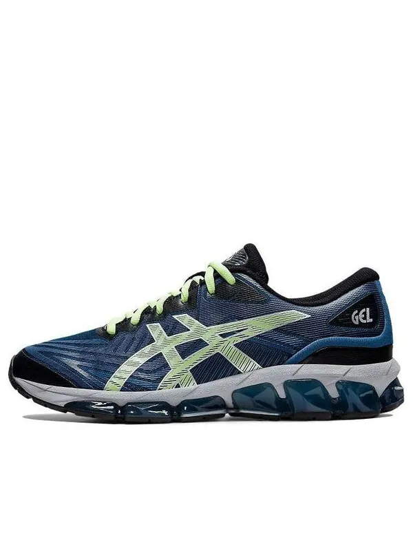 Кроссовки гель квант 360 7 Asics — изображение 1 из 4, синий/желтый/серый