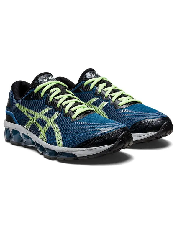 Кроссовки гель квант 360 7 Asics — изображение 3 из 4, синий/желтый/серый