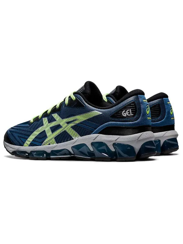 Кроссовки гель квант 360 7 Asics — изображение 4 из 4, синий/желтый/серый