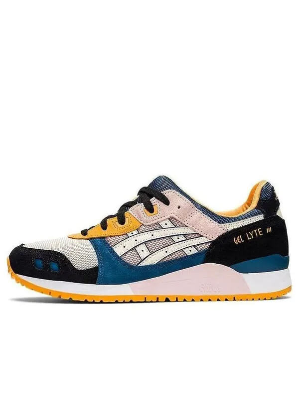 Кроссовки гель лайт 3 ог Asics — изображение 1 из 4, белый/синий/черный
