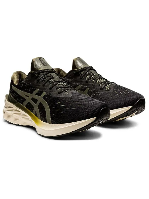 Кроссовки novablast 2 sps Asics — изображение 3 из 4, черный/зеленый