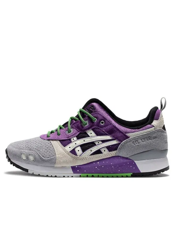 Кроссовки x atmos x sneaker freaker gel-lyte 3 'alley cats' Asics — изображение 1 из 4, серый/фиолетовый