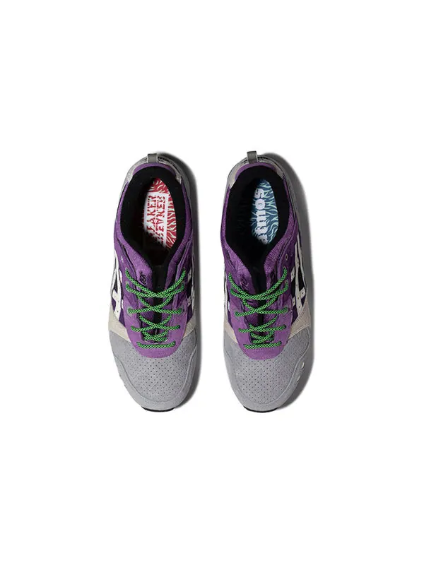 Кроссовки x atmos x sneaker freaker gel-lyte 3 'alley cats' Asics — изображение 3 из 4, серый/фиолетовый