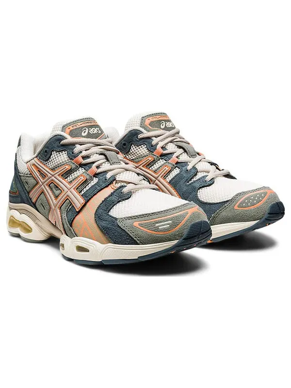 Кроссовки гель нимбус 9 Asics — изображение 3 из 4, белый, серый, розовый