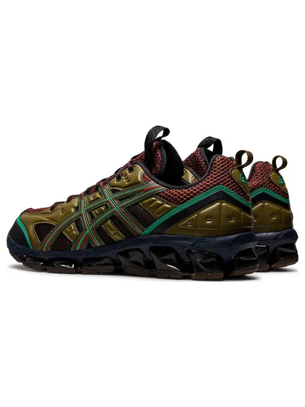 Кроссовки us3 s gel quantum 360 7 kiso Asics — изображение 4 из 4, золотистый/зеленый