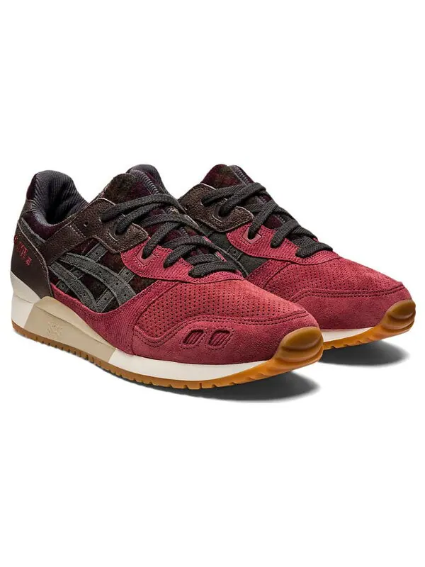Кроссовки гель лайт 3 ог Asics — изображение 3 из 4, красный/серый