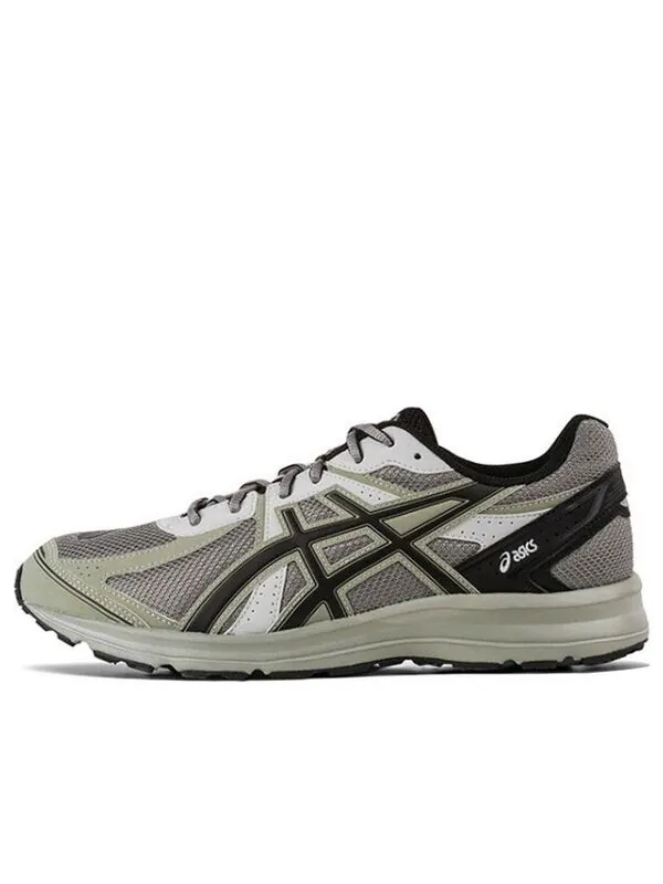 Кроссовки jog 100 s легкие низкие нескользящие серо- Asics — изображение 1 из 4, серый/зеленый