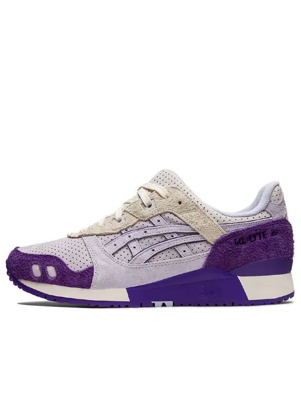 Кроссовки гель лайт 3 ог Asics — изображение 1 из 4, серый/фиолетовый