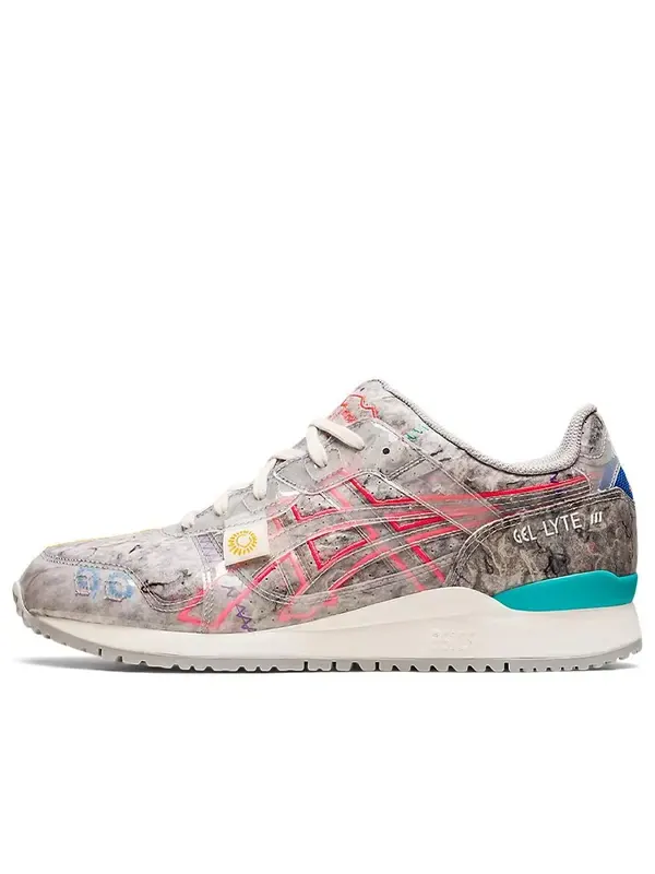 Кроссовки гель лайт 3 ог х мита Asics — изображение 1 из 4, серый/розовый