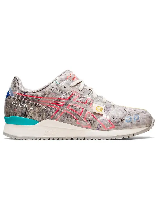 Кроссовки гель лайт 3 ог х мита Asics — изображение 2 из 4, серый/розовый