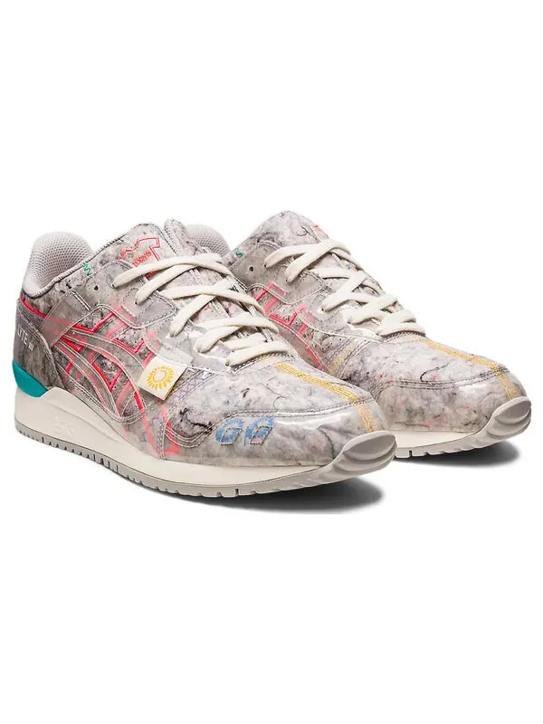 Кроссовки гель лайт 3 ог х мита Asics — изображение 3 из 4, серый/розовый