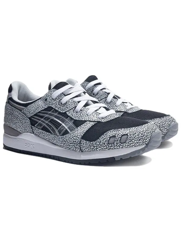Кроссовки гель лайт 3 x awake ny Asics — изображение 2 из 3, серый/черный