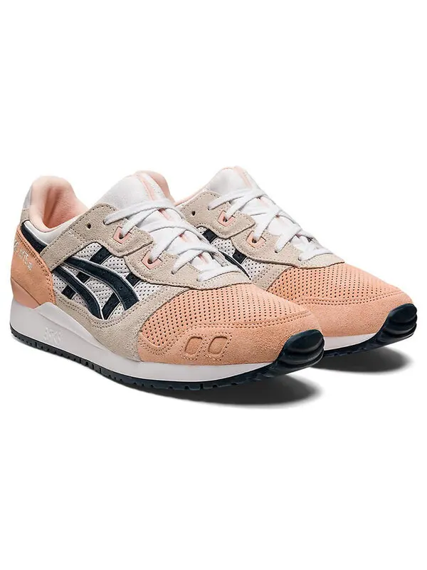 Кроссовки гель лайт 3 ог Asics — изображение 3 из 4, розовый/коричневый