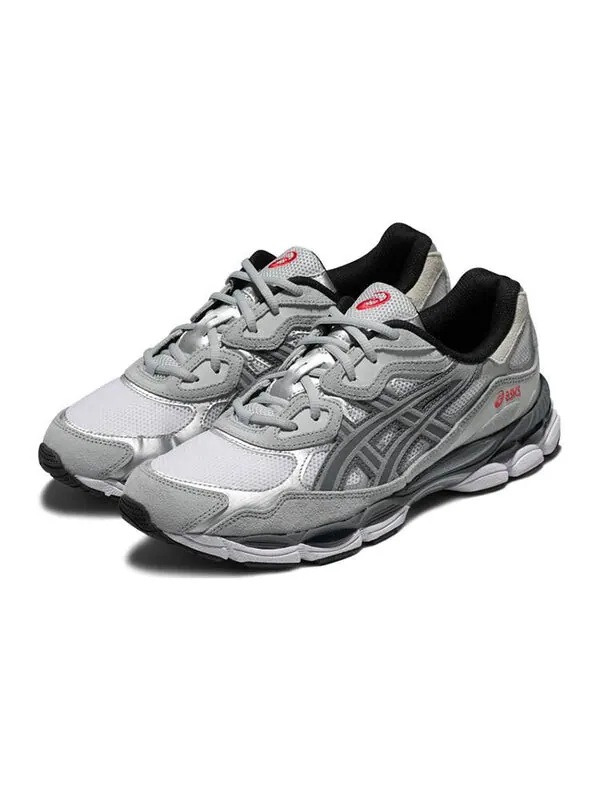 Кроссовки gel-nyc 'white steel grey' Asics — изображение 2 из 4, белый/серый