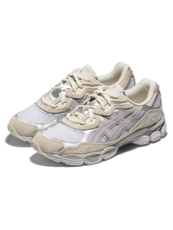 Кроссовки Asics GEL-NYC 'Oyster Grey' — изображение 3 из 4, белый/серый