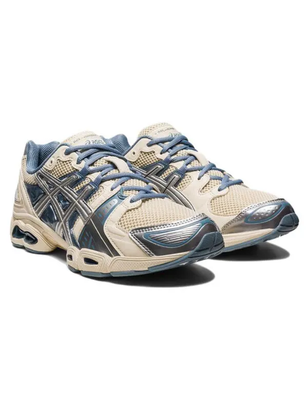 Кроссовки Wind and Sea x Gel Nimbus 9 Asics — изображение 3 из 4, кремовый/синий
