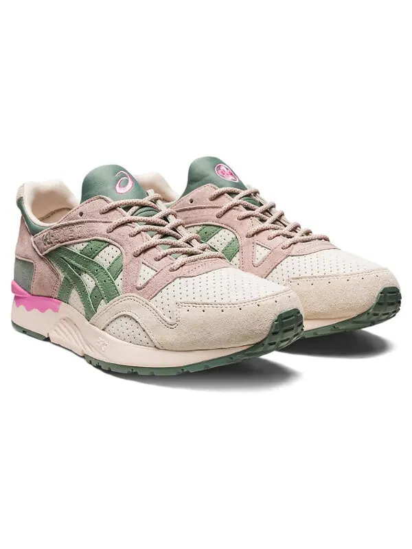 Кроссовки гель лайт 5 Asics — изображение 3 из 4, серый/зеленый