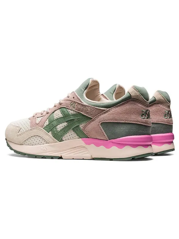 Кроссовки гель лайт 5 Asics — изображение 4 из 4, серый/зеленый