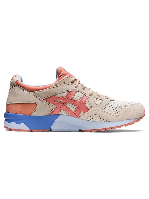 Кроссовки гель лайт 5 Asics — изображение 2 из 4, серый/розовый/синий