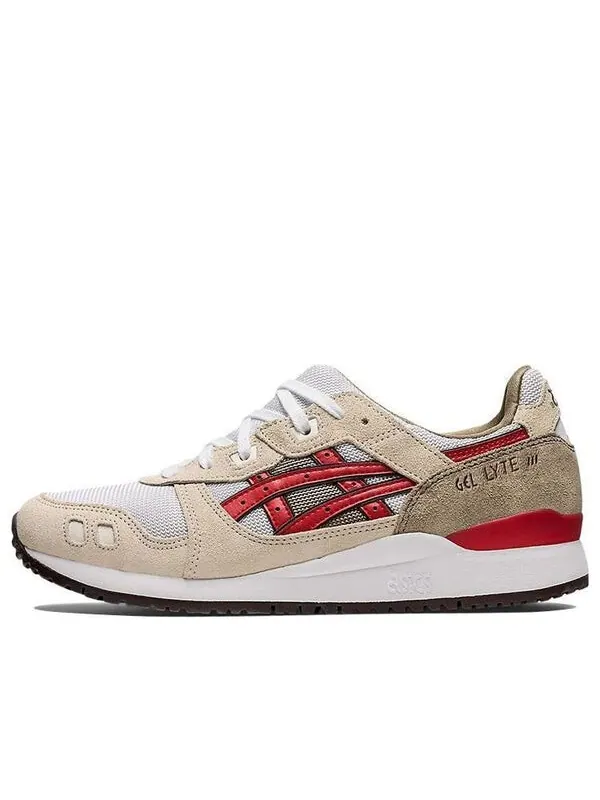 Кроссовки гель лайт 3 ог Asics — изображение 1 из 4, серый/бежевый/красный