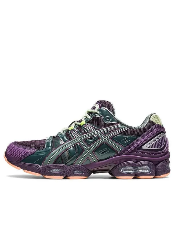 Кроссовки brain dead x gel nimbus 9 Asics — изображение 1 из 4, фиолетовый/зеленый