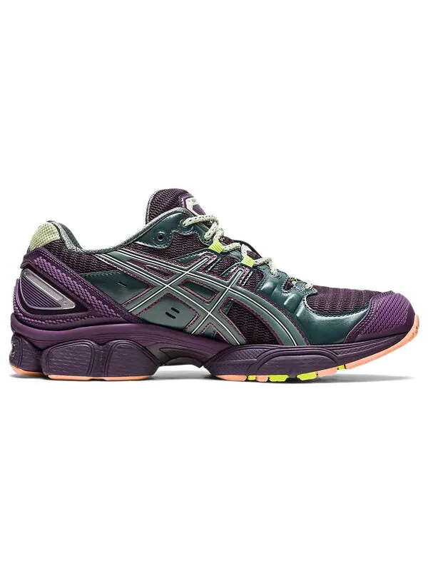 Кроссовки brain dead x gel nimbus 9 Asics — изображение 2 из 4, фиолетовый/зеленый