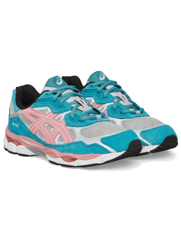 Кроссовки гель nyc x awake ny Asics — изображение 3 из 4, синий/серый/розовый