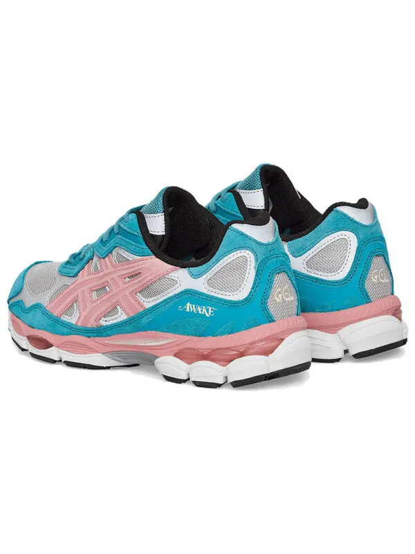 Кроссовки гель nyc x awake ny Asics — изображение 4 из 4, синий/серый/розовый