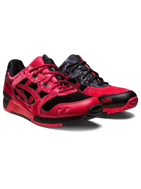 Кроссовки гель лайт iii og Asics — изображение 3 из 4, черный/красный