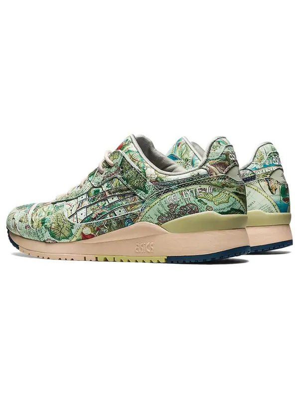 Кроссовки x atmos gel-lyte 3 og 'aged map' Asics — изображение 4 из 4, зеленый/синий