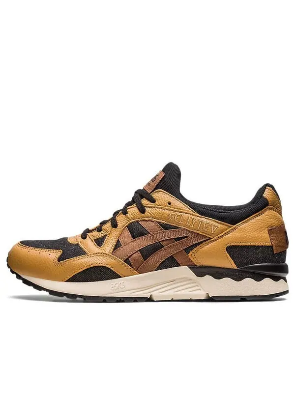 Кроссовки гель лайт v Asics — изображение 1 из 4, коричневый/черный