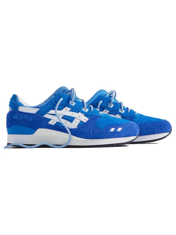 Кроссовки x kith x marvel gel lyte 3 07 remastered Asics — изображение 2 из 3, синий/белый