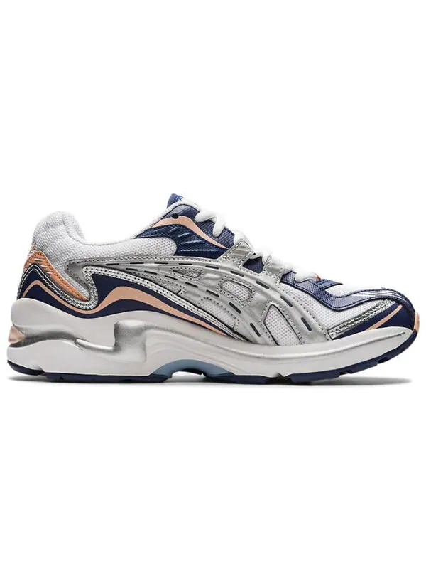 Кроссовки гелевые preleus Asics — изображение 2 из 4, белый/синий/серебристый