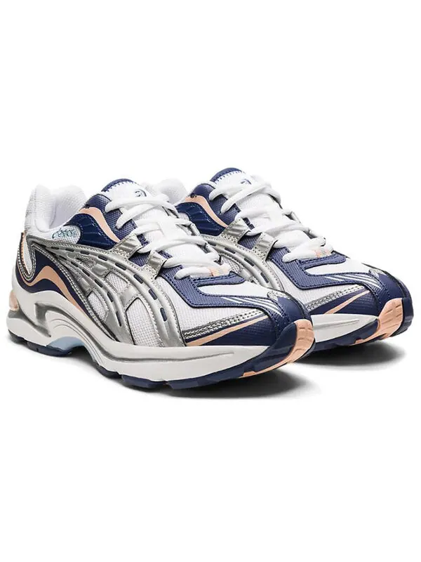Кроссовки гелевые preleus Asics — изображение 3 из 4, белый/синий/серебристый