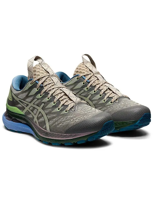 Кроссовки fn3 s gel kayano 28 Asics — изображение 3 из 4, серый/зеленый