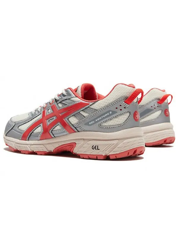 Кроссовки гелевые венчурные 6 х кирш Asics — изображение 4 из 4, серый/красный