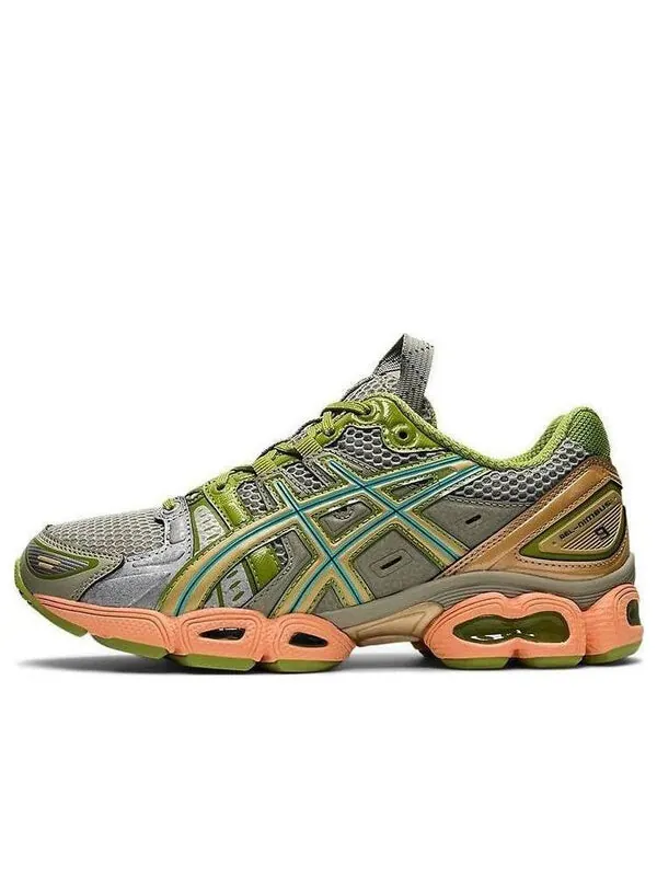 Кроссовки ub3 s gel nimbus 9 Asics — изображение 1 из 4, серебристый/зеленый