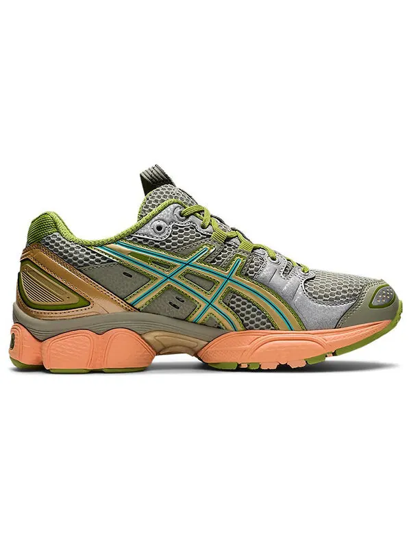 Кроссовки ub3 s gel nimbus 9 Asics — изображение 2 из 4, серебристый/зеленый