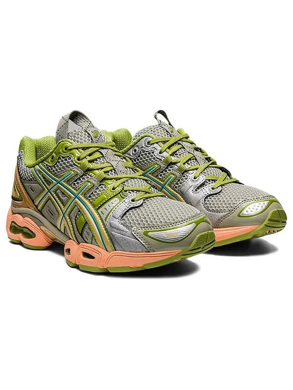 Кроссовки ub3 s gel nimbus 9 Asics — изображение 3 из 4, серебристый/зеленый