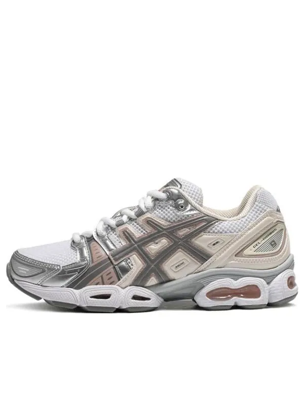 Кроссовки гель нимбус 9 Asics — изображение 1 из 3, белый/серый