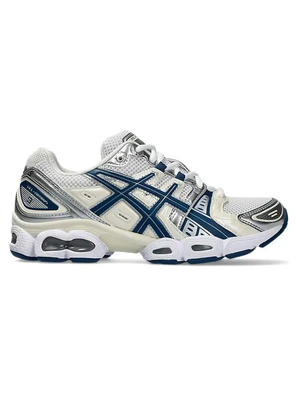 Кроссовки гель нимбус 9 Asics — изображение 3 из 4, белый/светлый индиго