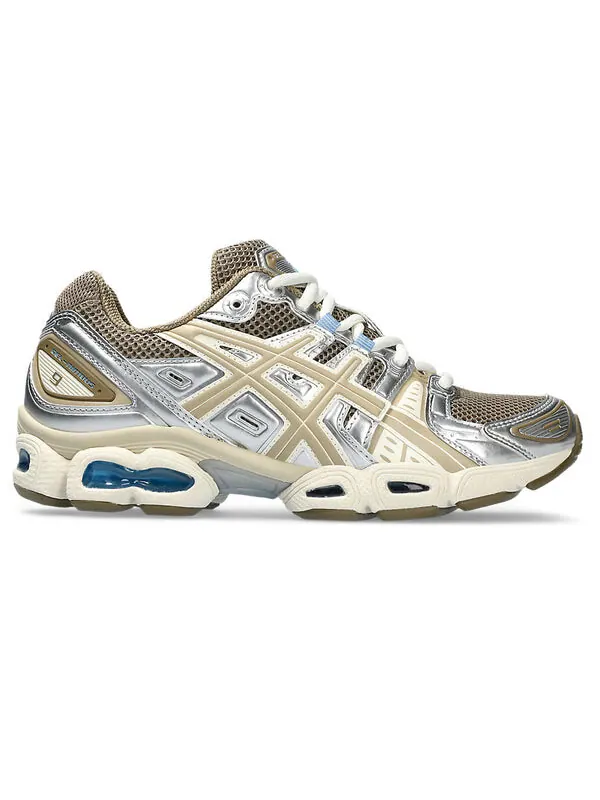 Кроссовки gel-nimbus 9 'pepper wood crepe' Asics — изображение 2 из 4, коричневый