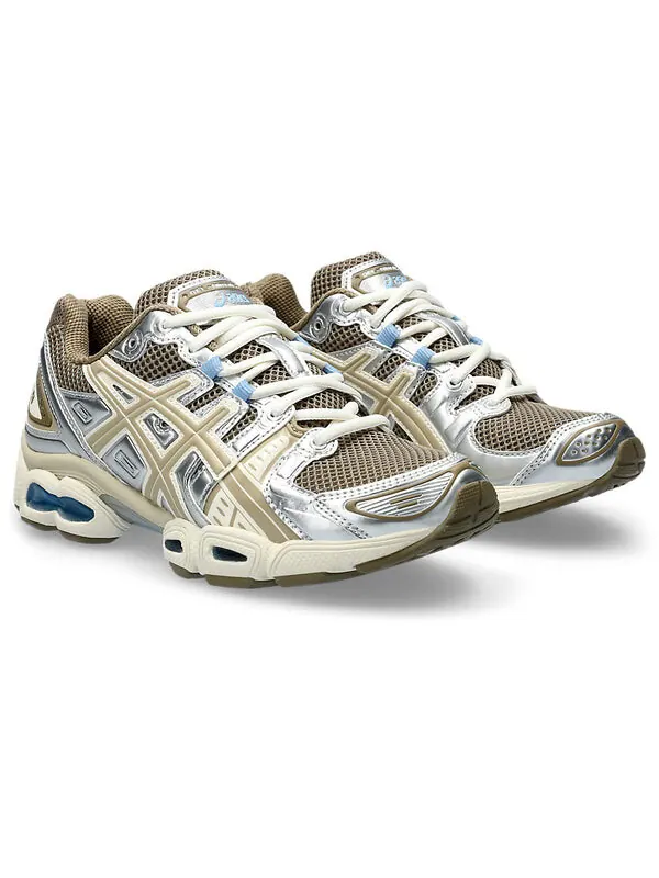 Кроссовки gel-nimbus 9 'pepper wood crepe' Asics — изображение 3 из 4, коричневый