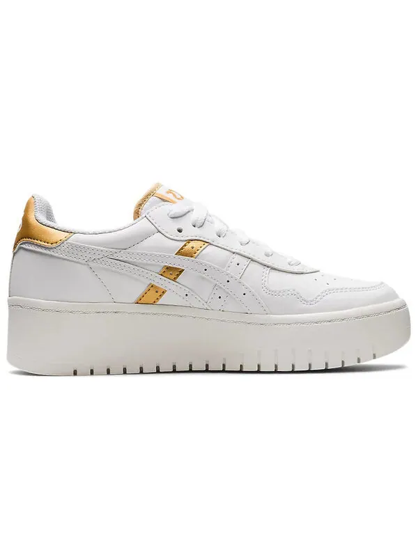 Кроссовки японская платформа s Asics — изображение 2 из 4, белый/желтый
