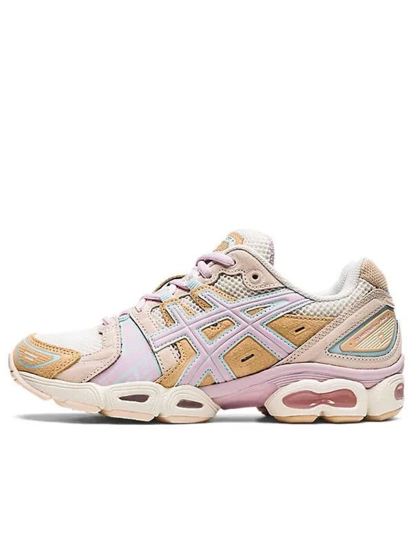 Кроссовки гель нимбус 9 Asics — изображение 1 из 1, желтый/розовый