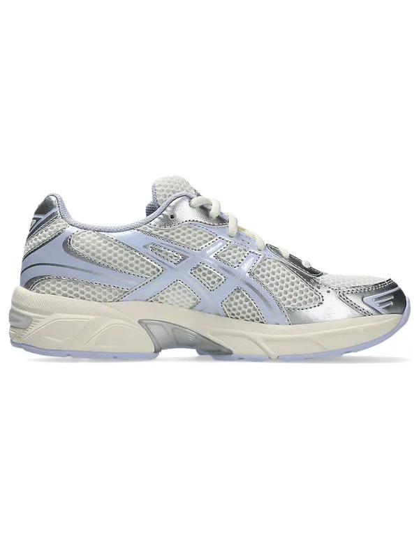 Кроссовки гель 1130 серебристый упаковка Asics — изображение 2 из 4, кремовый/синий