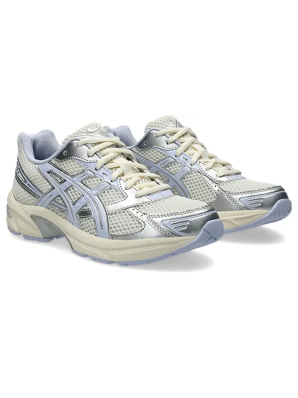 Кроссовки гель 1130 серебристый упаковка Asics — изображение 3 из 4, кремовый/синий