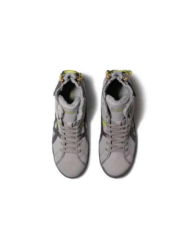 Кроссовки двойной клатч Asics — изображение 4 из 4, серый/черный/зеленый