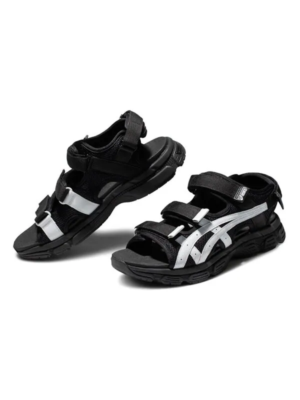 Сандалии kahana sd 2 модные ретро спортивные унисекс сандалии Asics — изображение 3 из 3, черный/белый
